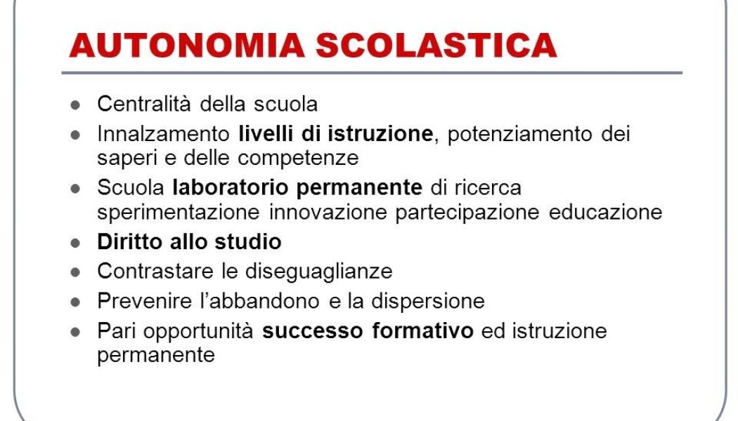 Riforma Moratti: il riordino dei cicli scolastici e l’autonomia scolastica