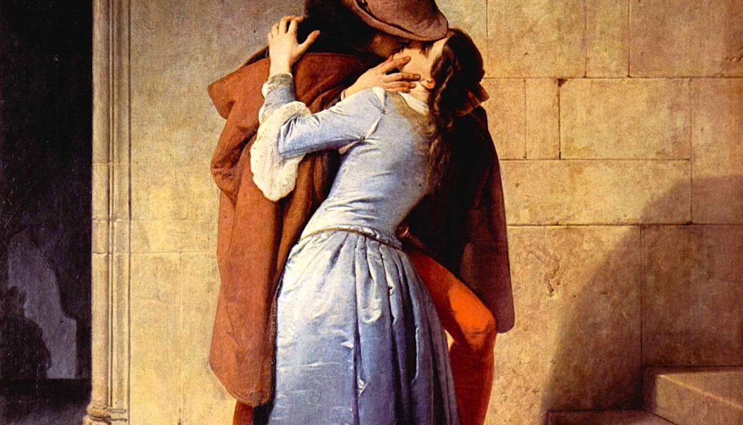 Francesco Hayez, quell’italica leggerezza di un bacio